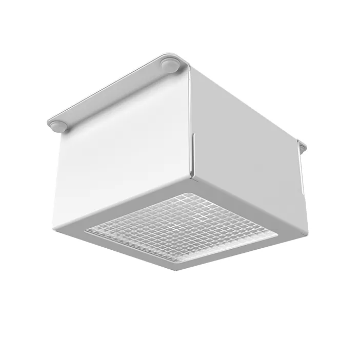 Комплект светильников Грильято Тетрис для ячейки 75х75 3000К Микропризма Белый без драйвера