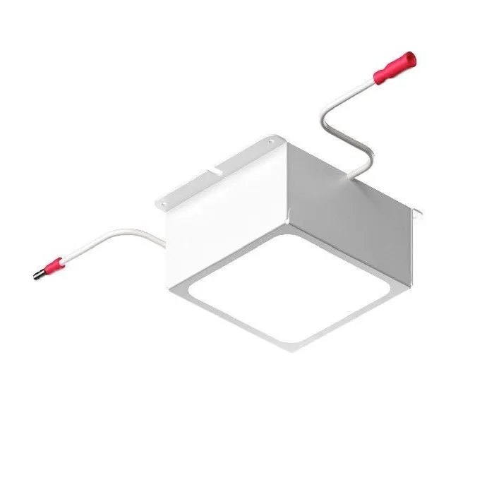 Светильник Pelin PIX Грильято для ячейки 100х100 6Вт 5000К Опал Белый матовый